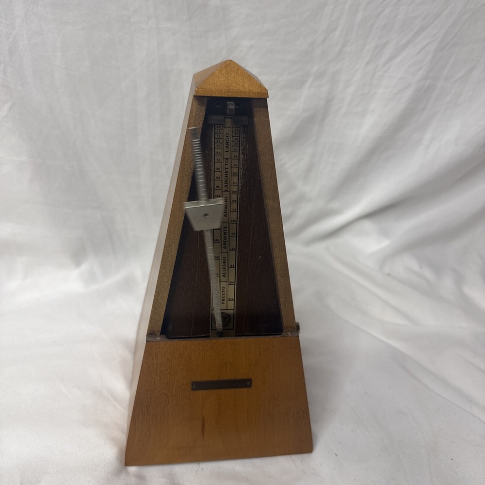 Vintage MCM Seth Thomas Metronome de Maelzel pyramid-shaped Music Piano Timing - Picture 2 of 10